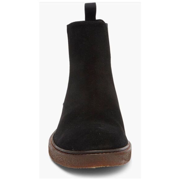 GREATS Mens 7 EU 40 Black Suede Chelsea Boots Pull On Dress Casual Ankle Boots main image 6